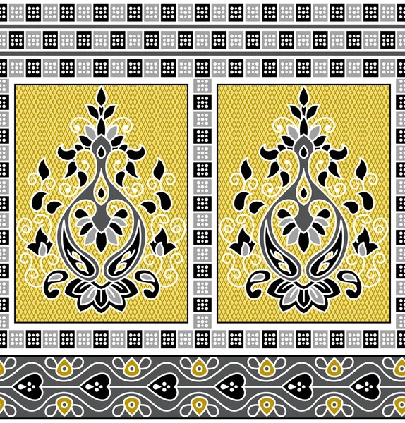 Diseño Patrones Sin Costura Textil Digital — Foto de Stock