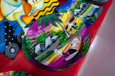 Cu Chi, Viet Nam - 20 Mayıs 2023: Cu Chi tünelleri 1968 'de Tet Taarruzu için Viet Kong' un operasyon üssüydü. Vietnam 'ın ünlü turistik merkezi.