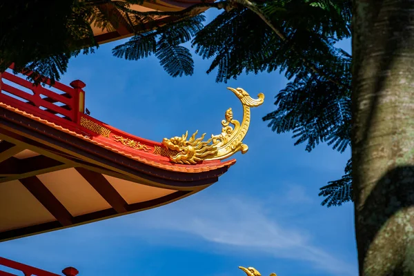 stock image Beautiful architecture of Bat Nha Pagoda in Bao loc city, Lam Dong province, Vietnam. Travel and religion concept.