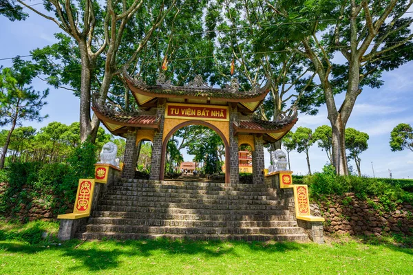 Bao Loc Şehrindeki Bat Nha Pagoda Nın Güzel Mimarisi Lam — Stok fotoğraf