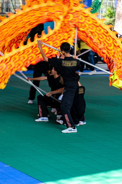 Chi Minh Viet Nam April 2023 Dragon Dance Celebrate New — Stock Photo, Image