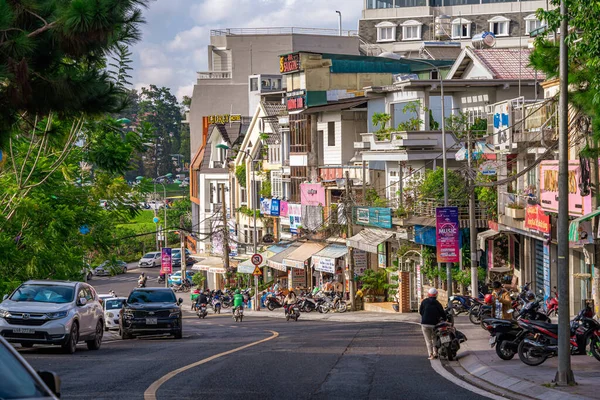 Lat Vietnam Junio 2023 Una Gran Vista Ciudad Lat Desde —  Fotos de Stock