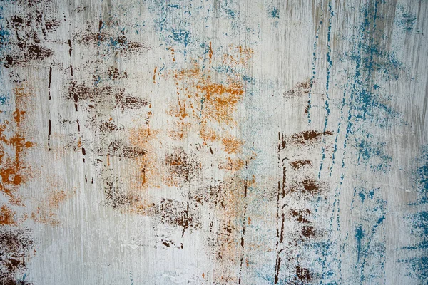 Современный Абстрактный Дизайн Живописи Маслом Оранжевый Золотой Синий — стоковое фото