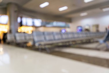 Soyut bulanıklık ve arka planda havaalanında defocused