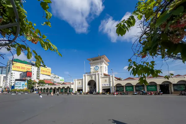 Chi Minh Vietnam Agosto 2023 Bella Mattina Nel Mercato Ben Immagini Stock Royalty Free