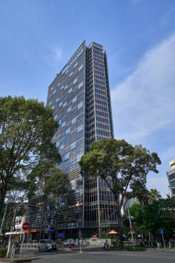 Ho Chi Minh, Viet Nam - 21 Ocak 2024: Pullman Hotel, Ho Chi Minh City 'de lüks bir otel
