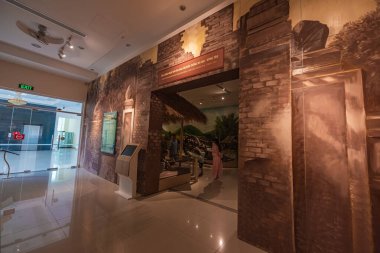 Vung Tau, VIETNAM 4 Mayıs 2024: Geleneksel zanaat köyleri müzesi ve Ba Ria Vung Tau Müzesi kültürü içinde. Vietnam 'ın en ünlü turistik şehirlerinden biri.