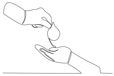 Aşk kavramına sahip bir kan bağışı tüpü. Dünya kan bağışı günü tek sıra.