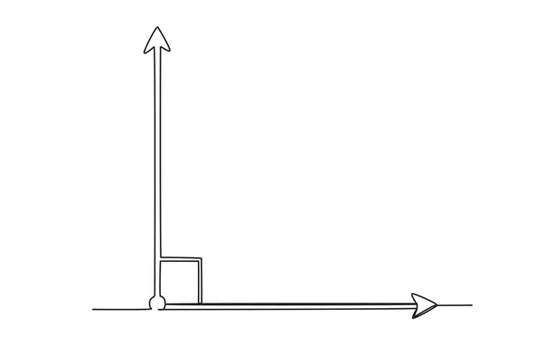 Angle Aigu Degrés Angles Dessin Une Ligne — Image vectorielle