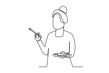 Bir elin zanaatkârlık yeteneği vardır. Dünya gençlik becerileri gün boyu çizim