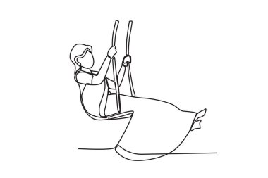 Bir kadın Teej 'i musonda kutluyor. Teej tek satır çiziyor