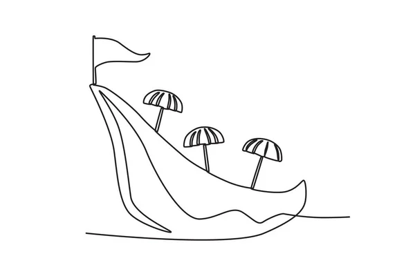 Лодка Фестиваля Онам Рисунок Онама — стоковый вектор