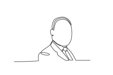 Martin Luther King yakından. Martin Luther King Günü tek satırlık çizim