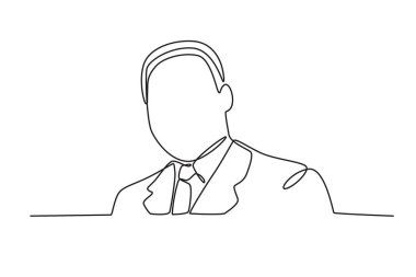 Amerikan Ocak Tatili Anma Günü. Martin Luther King Günü tek satırlık çizim