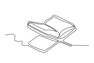 Bir Kuran misali. Ramazan bir satır çizimi