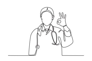 Vücut ısısını ölçmek için termometre. Ulusal doktorlar günü çizimi