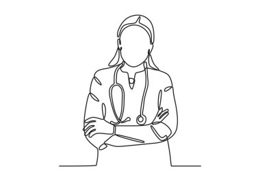 Vücut ısısını ölçmek için termometre. Ulusal doktorlar günü çizimi