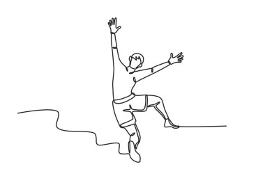 Kumsalda güneşlenen bir kadın. Plaj tek sıra çiziyor.