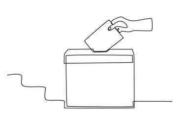 Sol serçe parmağında mor mürekkep. Endonezya Seçimleri tek satırlık