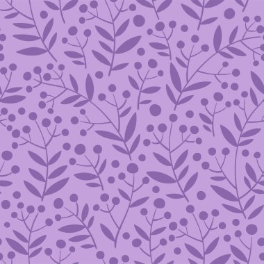 Vektör kusursuz desen. El çizimi çizimi. Dut ve yapraklarla sarmaş dolaş dalların silueti.