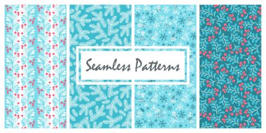 Noel tasarımıyla el çizimi kusursuz desen. Arkaplan, bayram tasarımı, duvar kağıdı, kumaş, tebrik kartları için baskı seti