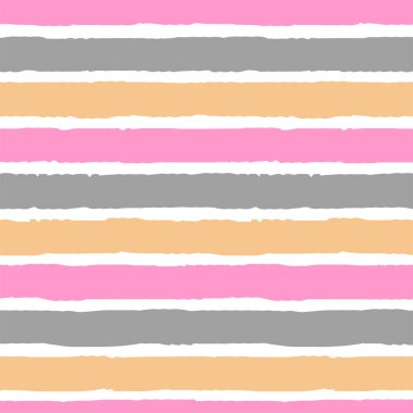 Kusursuz desen. Bulanık kenarlı renkli yatay çizgiler