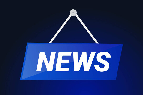 News sign vector element