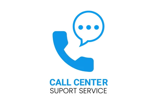 Call Center Support Service Vektoren Abbildungen — Stockvektor