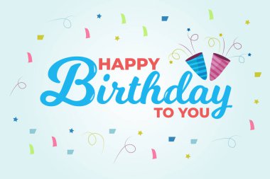 Mutlu yıllar renkli konsept kutlama tasarımı