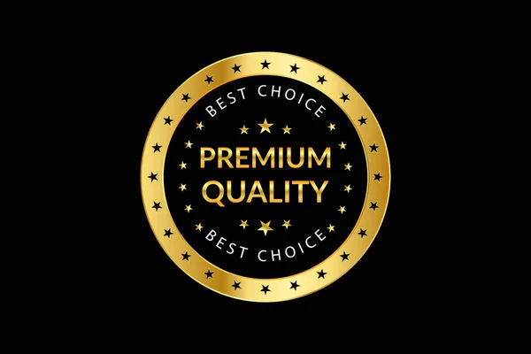 Premium Qualität Golden Gradient Vektor Design — Stockvektor
