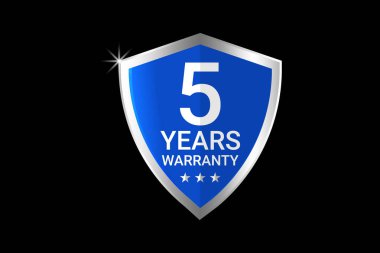 5 Yıllık Gerçekçi Parlak Vektör Tasarımı