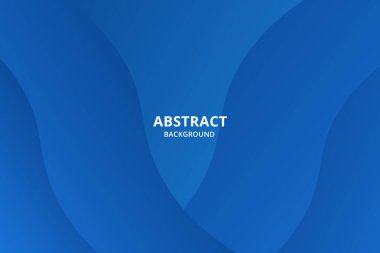 Soyut arkaplan tasarımlı mavi çizgi dalgası