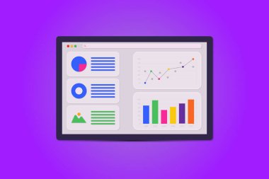 Web sitesi ve mobil web sitesi için Seo Optimizasyonu kavramı. Vektör İllüstrasyonu.