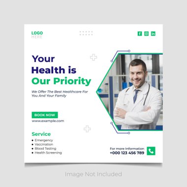 Web tanıtım şablonu tasarımı için sosyal medya paylaşımı