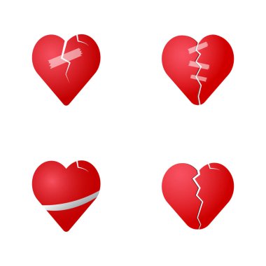 Heartbreak in Vector: Capturing Emotion Through Digital Art clipart