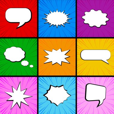 Komik Konuşma Sanatı Baloncukları