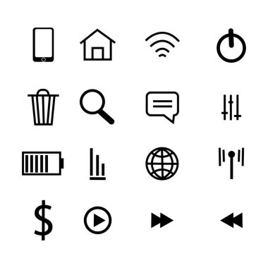  Satır Simgeleri VECTOR DESIGN Ayarla