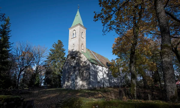 Церква Кірбла Побудована Початку Століття Однією Найменших Кам Яних Церков — стокове фото