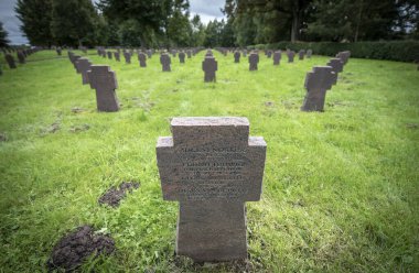 Narva Alman askeri mezarlığı. Narva