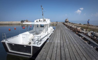 Vinnistu. Eski balıkçı limanı marinaya döndü..