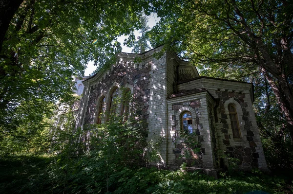 Vike Lhtru Estland Ruinen Einer Orthodoxen Kirche — Stockfoto