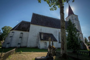 Kullamaa St. John Kilisesi. Estonya