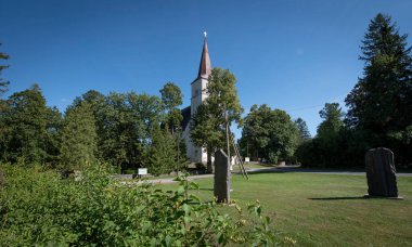 Kullamaa St. John Kilisesi. Estonya