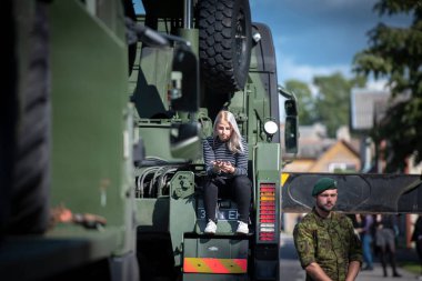 Askeri polis kurtarma ekipmanlarının tüketilmesi. Kilingi-Nmme, Estonya 21.08.2021