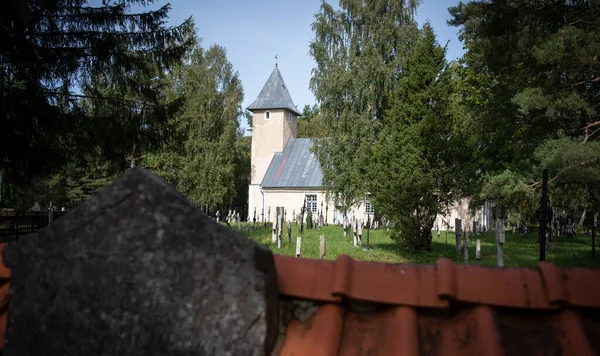 Rooslepa Chapel Cemetery 에스토니아 — 스톡 사진