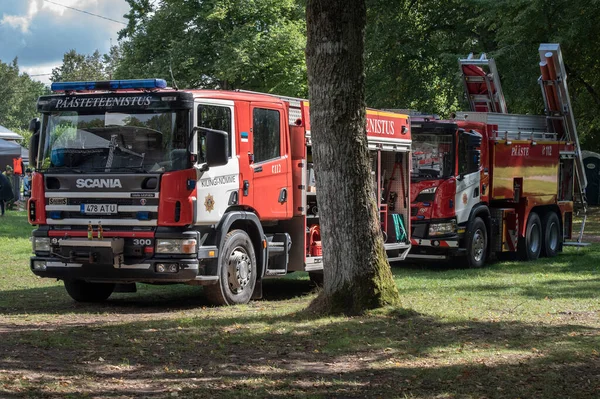 Askeri polis kurtarma ekipmanlarının tüketilmesi. Kilingi-Nmme, Estonya 21.08.2021