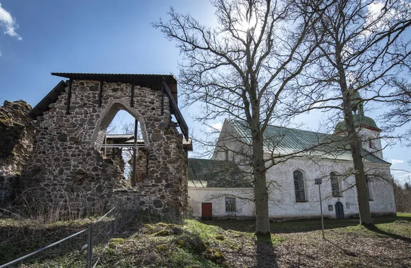 Старая Церковь Городе Деревне — стоковое фото