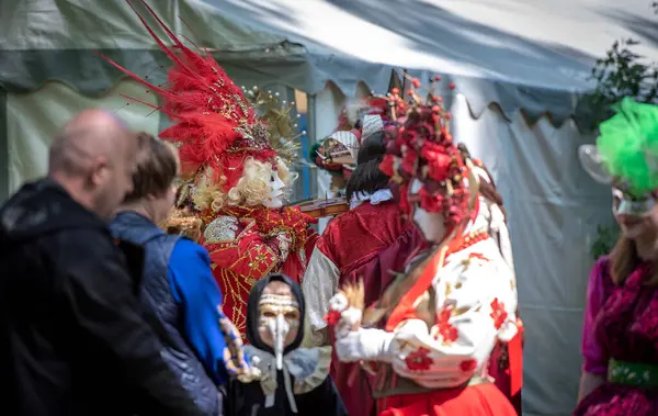 Ενδέκατη Καρναβάλι Της Βενετίας Στο Ταλίν Μαΐου 2023 — Φωτογραφία Αρχείου