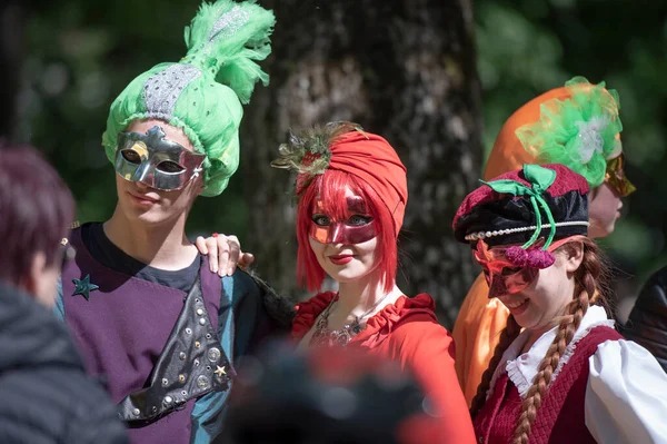 stock image Eleventh Venice Carnival in Tallinn 27 May 2023