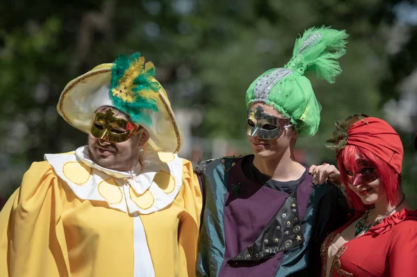 2023年5月27日在塔林举行的第十一届威尼斯狂欢节 — 图库照片